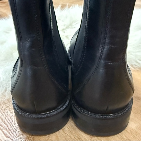 Cole Haan Men's Black Conway Waterproof Leather Cap-Toe Chelsea Boots Size 10.5 - Picture 4 of 9